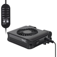 Hygger HG051-1-Fan Auto on-off Aquarium Chiller Cooling Fan ABS Plastic Black