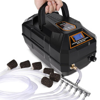 Hygger Portable Aquarium Air Pump Kit 10W 238GPH Rechargeable Fish Tank Aerator
