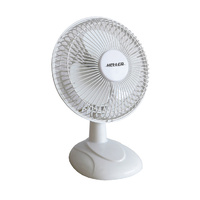 Heller 15cm White 2 Speed Tilt adjustable Desk Fan Air Cooler