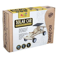 Heebie Jeebies Solar Car Creator STEM Educational Wood Motor Kit Age 8+