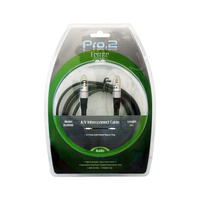 PRO2 3.5mm Plug Stereo Lead 2m Audiophile Ferrite Emi Protect