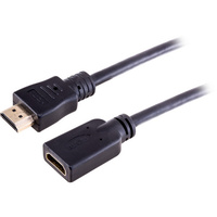 HDMI Extension Lead - 0.5M Plug To Socket Adaptor