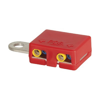 4 Electronic Devices Screw Down Bracket Multi-Connect Battery Terminal Red