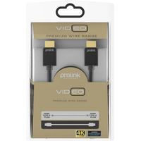 Prolink 4K HDMI 2.0 Premium Cable 18Gbps 60Hz Gold Plated HDMI to HDMI 1m