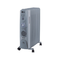 11 Fin 2400W Oil Heater With Fan And Timer