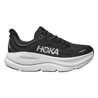 Hoka Men's Bondi 9 Running Shoes (Black/White, Size 8.5 US)