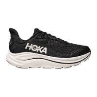 Hoka Men's Clifton 10 Running Shoes (Black/White, Size 11.5 US)