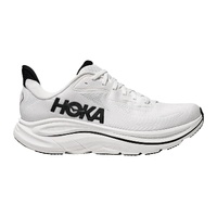 AS__Hoka Men's Clifton 10 Running Shoes White/Black Men's Footwear Size (US) 10.5