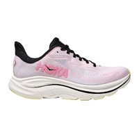 AS__Hoka Women's Clifton 10 Running Shoes Carnation/Starlight Glow Women's Footwear Size (US) 8