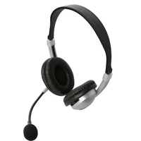 USB 2.0 Multimedia Headset With MIC mute functions 100mW Slim stereo design 