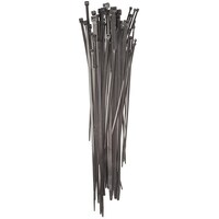 Large Size Mixed Black Cable Tie Set 70-pieces lengths up to 500mm
