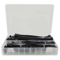Cable Tie Box Popular Sizes 400 pieces 2-3 different sizes and black colour