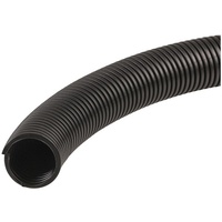 2m Cable 40mm Semi-Rigid Plastic for Multiple Wires or Tubes Loom Tube Black