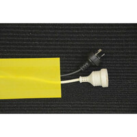Cable Cover Reusable Nylon Carpet Grip Yellow Handy Dispenser Box 1m