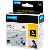 DYMO Refill Cartridge 3/8inch White Heatshrink 9mm Labeler REFILL