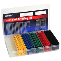 Prolink Heat Shrink Tube Kit 163 Piece 95mm Multiple Colours 1mm to 16mm