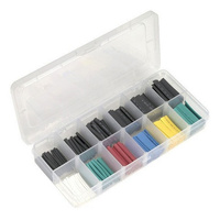 Prolink Heat Shrink Tube Kit 180 Piece 45mm Multi Colour Electrical Cable Sleeve