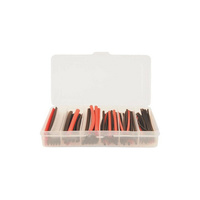 DURATECH Heat Shrink 1.5mm 2.5mm 3mm 5mm 6mm 10mm in Red Black Clear 160 Pack