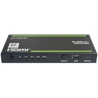 Prolink 8K60 HDMI 2.1 2x1 Switch with Audio Extractor EDID IR Remote 48Gbps
