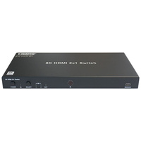 Prolink 2x1 HDMI 2.1 Switch 8K60 48Gbps with Toslink Audio Extraction & RS232