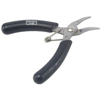 Micro Pliers Stainless Steel Micro Bent type 100mm size Rubber grip handles