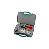 HANLONG HT2568A Modular Crimping Tool Kit with HT-568 Crimper HT-S501A Stripper 