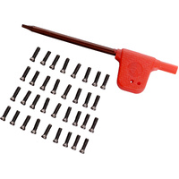 HT3107 Torx T7 Head Bolts with Matching Tool Nickel Plated Pack of 30 M2.2 x 8mm