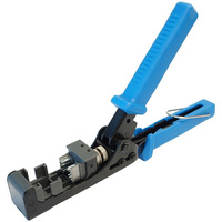 Wiretek HT313 Keystone Punch Down Crimper 180° Terminates 8 Wires  Single Motion