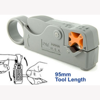 Coaxial Cable Stripper with Adjustable Blade Self-Regulating Stripping 6PK-322