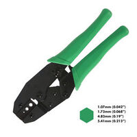 HEX Popular Crimping Tool Heavy Duty Construction Replaceable Jaws Perfect Result