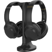 Avantree HTD6129 Dual 2.4GHz Wireless Headphone Duet with Charging Dock Set