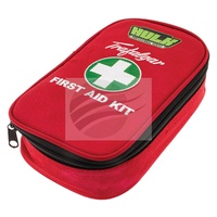 Hulk Personal Vehicle First Aid Kit Soft Red Durable Case