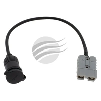 HULK HU6964 Anderson 50A Plug to 15A Accessory Socket Cable Assembly 300mm 16AWG