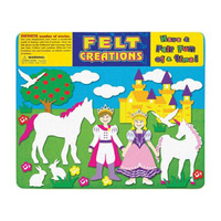 Felt Creations Princess Castle board child layout craft toy New