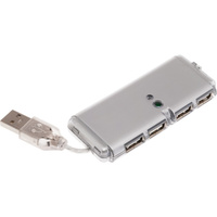 PRO2 4-Port USB Port Hub Compact Size USB 2.0 Ultra Slim Data Hub Splitter USB Power