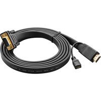 8Ware 2m Active HDMI To VGA Cable Converter Connect Ultrabooks and Laptops