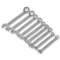 Proskit Mini Combination Imperial Spanner Set 10 Pc Carbon Steel & Chrome Plated