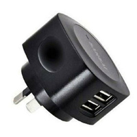 Sansai 2 USB outlet AC charger 5V 2.1A output max new