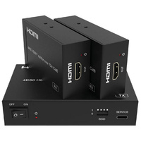 Prolink 4K HDMI over CAT6 Splitter Extender Kit 1x2 60M HDMI 2.0 EDID Black