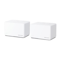 Mercusys Halo H80X(2-pack) AX3000 Whole Home Mesh Wi-Fi 6 System, 3000 Mbps Dual Band Wi-Fi, Up to 460 Square Meters, 574/2402 Mbps, MU-MIMO (WIFI6)