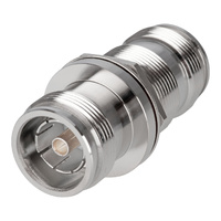 Powertec RF Adapter 4.3-10 Female to 4.3-10 Female Bulkhead Connector