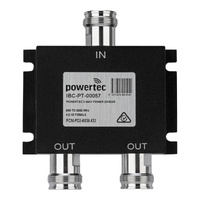Powertec RF Power Divider 2-Way 698-3800MHz 4.3-10 Female Wilkinson IBC-PT-00057