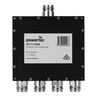 Powertec RF Power Divider 4-Way 698-3800MHz 4.3-10 Female Wilkinson IBC-PT-00059
