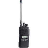 ICOM IC41PRO 5Watt 80 Channel IP67 UHF Hand Held Radio Built-in CTCSS DCS Black