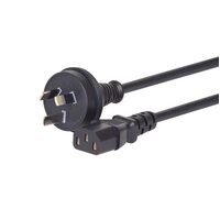 2mtr Mains Outlet Power Cable 3PIN AUS(M) - IEC-C13(F)