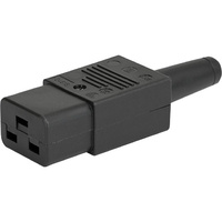 SCHURTER 16A 250VAC IEC-C19 Rewireable Inline Socket Internal Screw Termination