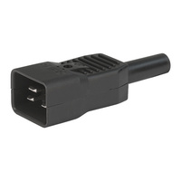 SCHURTER 16A 250VAC IEC-C20 Rewireable Inline Socket Internal Screw Termination