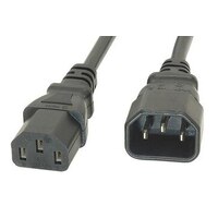 0.5mtr Power Extension Cable IEC-C13(F) - IEC-C14(M)