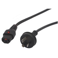 IEC Lock C13 to 10A GPO Plug Secure Replacement for Standard IEC C13 Leads