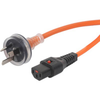 IEC C13 Lock To 10A GPO Plug - Medical